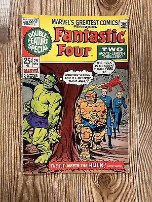 Buy Marvel's Greatest Comics #29 (VF-)  The F.F Meets The Hulk!  - Marvel (1970) • 56.04£