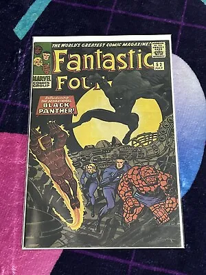 Buy Fantastic Four #52 JC Penny Reprint 1st App Black Panther HIGH GRADE MARVEL • 71.15£