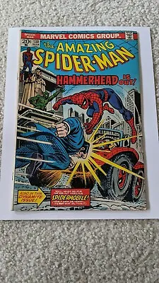 Buy Marvel Comics Amazing Spider-man 130 1st Spidermobile Hulk Stamp March 1974 • 32.02£