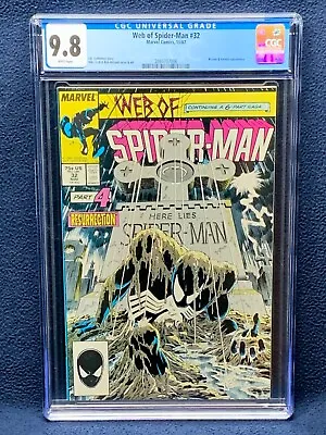 Buy Web Of Spider-Man #32 Vol 1 Comic Book - CGC 9.8 • 438.16£