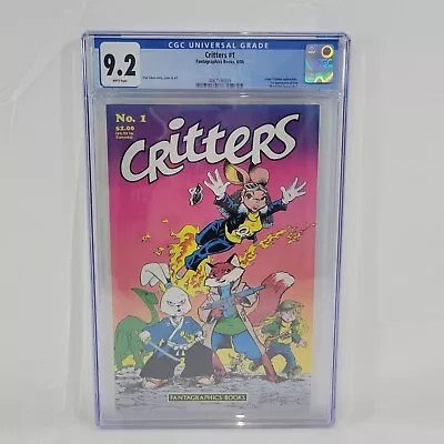 Buy Fantagraphics Comics - Critters (#1) CGC 9.2 - Usagi Yojimbo • 47.35£