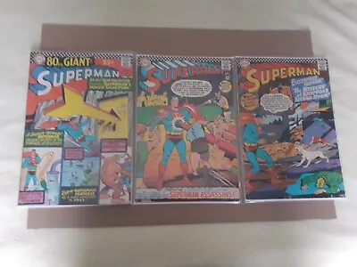Buy Superman No 187, 188 And 189 Job Lot 1966 VG/VG + Condition DC Silver Age Comic • 26.99£