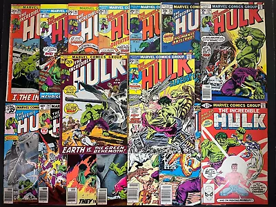 Buy Incredible Hulk Comic Lot Bronze Age Marvel (16 Issues!) 146 185 194 265 Wein • 71.92£