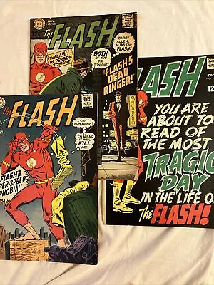 Buy Three Flash Issues #182,183,184 Andru/Esposito Art 1968 DC • 11.99£