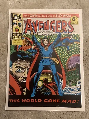 Buy The Avengers UK ComicNo #93 (1975) - Savage Sword Of Conan - Marvel • 15£