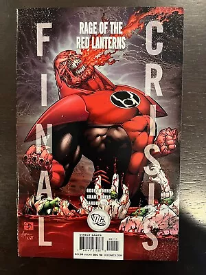 Buy Final Crisis Rage Of The Red Lanterns 1, 1st Bleez, 2008 DC Comics VF/NM • 9.59£
