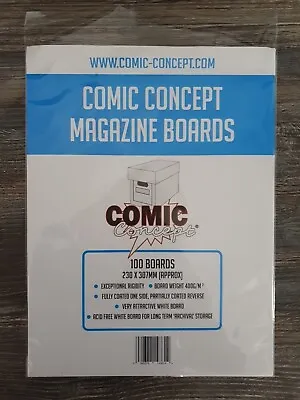 Buy 10x Comic Concept Magazine Bags And Boards  • 6.50£