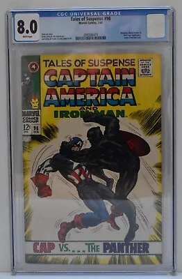 Buy Tales Of Suspense #98  CGC 8.0 Black Panther Iron Man Marvel Comics (1968) • 19.99£