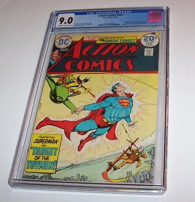 Buy Action Comics #432 - DC 1974 Bronze Age Issue - CGC VF/NM 9.0 (1st B.A. Toyman) • 217.23£