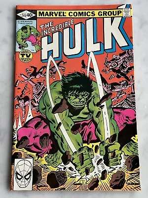 Buy Incredible Hulk #245 VF/NM 9.0 - Buy 3 For Free Shipping! (Marvel, 1980) AF • 11.48£
