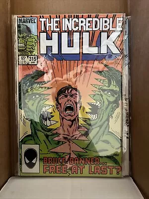 Buy Marvel Comics - The Incredible Hulk - Lot Of 5: #315-319, 1985 • 20.11£