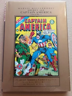 Buy Marvel Masterworks Golden Age Captain America Comics Volume 4, # 13-16, NEW • 44.99£