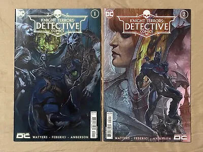 Buy Knight Terrors: Detective Comics #1 & #2 Main Cover Set (DC Comics 2023) • 7.24£