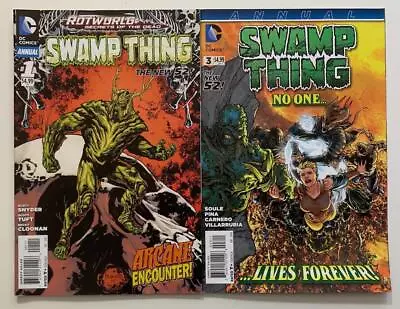 Buy Swamp Thing Annuals #1 & #3 (DC 2012) VF/NM Condition Issues. • 7.95£