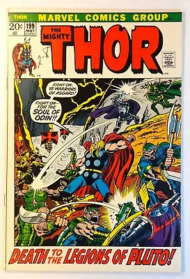 Buy Thor #199 Marvel Comics 1972 Bronze Age Key 1st Appearance Ego-prime Buscema Art • 19.98£