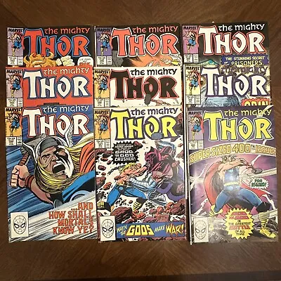 Buy Lot Of 9 The Mighty Thor 393 394 395 396 397 398 399 Supersized 400 Marvel MCU • 27.98£