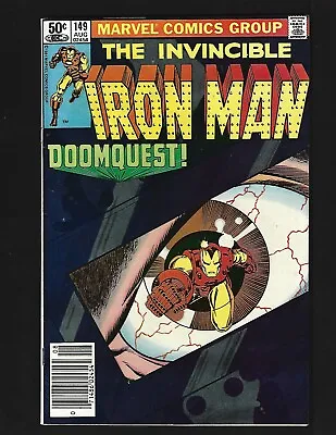 Buy Iron Man #149 (News) FN+ Romita Dr Doom Hauptmann Cagliostro Jim  Rhodey  Rhodes • 10.29£