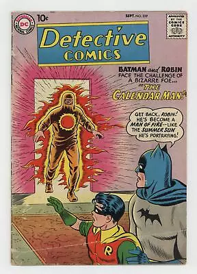 Buy Detective Comics #259 VG- 3.5 1958 1st App. Calendar Man • 401.41£