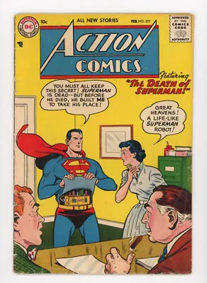 Buy Action Comics 225, Pretty Scarce, Early Silver Age Robot Cover • 74.80£