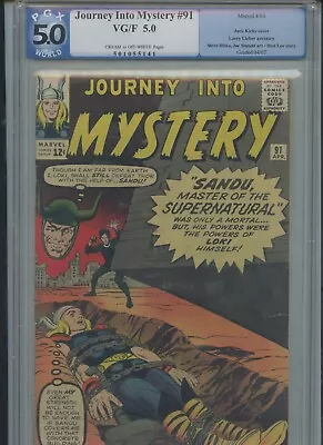 Buy Journey Into Mystery #91 1963 PGX 5.0 • 158.87£