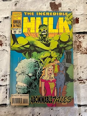 Buy Marvel Comics The Incredible Hulk Annual #20 Abominable Tales 1994 Bagged • 4.29£
