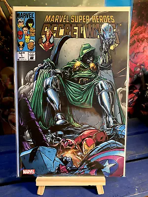Buy Marvel Super Heroes Secret Wars #1 (2024) Megacon Exclusive Dr Doom Cover HOT • 21.99£