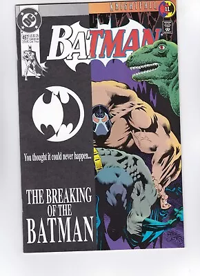 Buy Batman #497 (1993) - 9.4 NM W/ White Pages. BANE BREAKS BATMAN'S BACK • 5.54£