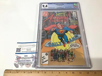 Buy Action Comics #583 CGC 9.4 From 1986! DC Alan Moore Conclusion Of Alan Moore's  • 87.04£