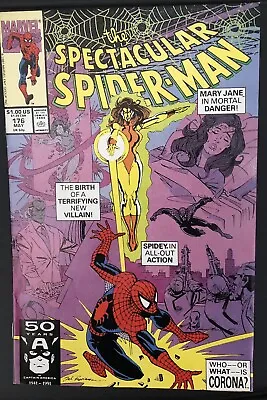 Buy Spectacular Spider-Man #176 (1st Appearance Corona,  May 1991, Marvel Comics) • 4.77£