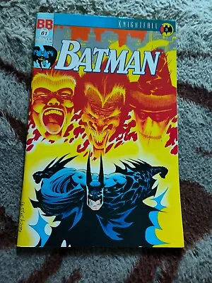 Buy German Batman # 61 Nm 1994 Classic Iconic Kelley Jones Cover Knightfall 3 ! Dc ! • 4£