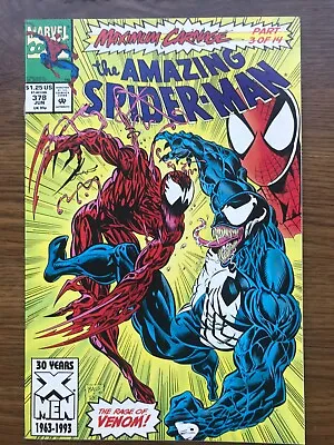 Buy The Amazing Spider Man 378    Venom And Carnage Cover And Appearances • 15.15£
