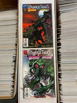 Buy STRANGE TALES STARRING WEREWOLF & MAN-THING #1 & #2, Marvel Comics (1998) • 19.95£