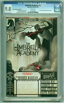 Buy Umbrella Academy #1 Free Comic Book Day CGC 9.8 1st Appearance In Comic FCBD • 197.64£