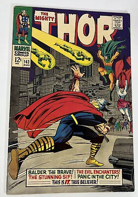 Buy Thor #143 (1967) In 6.0 Fine • 28.06£