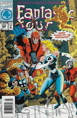 Buy Fantastic Four (Vol. 1) #388 (Newsstand) (with Card) FN; Marvel | Tom DeFalco - • 22.16£