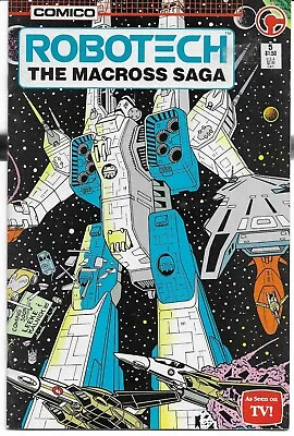 Buy ROBOTECH The Macross Saga #5 (Aug 1985) ~ Comico Series WRAP COVER • 4.50£