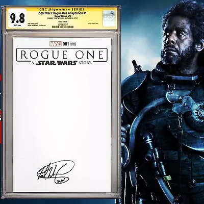 Buy CGC 9.8 SS Star Wars: Rogue One Adaptation #1 Variant Signed By Forest Whitaker • 750.78£