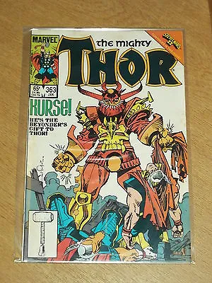 Buy Thor The Mighty #363 Vol 1 Marvel Secret Wars Simonson January 1986 • 5.99£