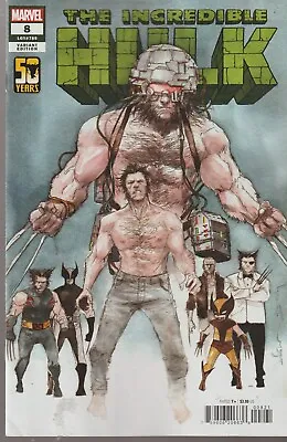 Buy Marvel Comics Incredible Hulk #8 March 2024 Wolverine 50th 1st Print Nm • 5.75£