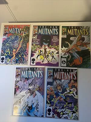 Buy The New Mutants 47 49 55 56 57 Marvel Comics Bundle • 9.49£