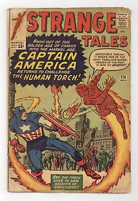 Buy Strange Tales #114 GD- 1.8 1963 1st Post-Golden Age Captain America (disguised) • 59.30£