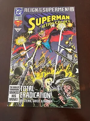 Buy Action Comics #690 Vol 1 DC 1993 VF+ Key! Last Son Of Krypton Becomes Eradicator • 1.93£
