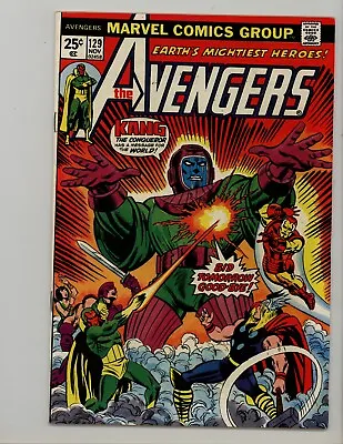 Buy Avengers 129 F Fine Kang Appearance 1974 • 19.82£