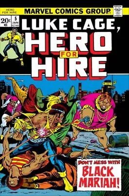 Buy Marvel Comics Hero For Hire #5 1973 6.0 FN 🔑 • 16.59£