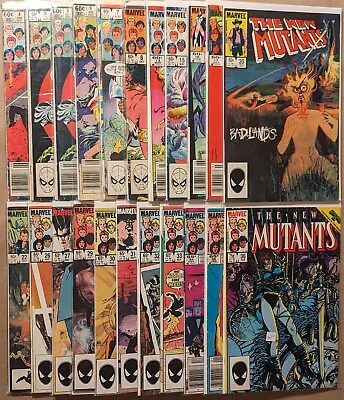 Buy The New Mutants Lot Of 22 Comics 1983-1985 • 41.44£