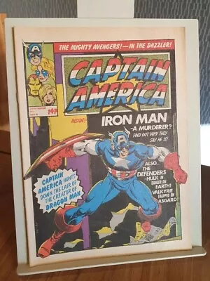 Buy Captain America No.#4 🔥EARLY ISSUE Weekly Marvel Comics UK 1981 High Grade VF+ • 14£