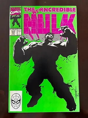 Buy The Incredible Hulk #377 Vol. 2 (Marvel, 1991) Key, 1st App Professor Hulk, VF • 15.02£