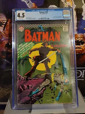 Buy BATMAN #189 CGC 4.5 1st SCARECROW DC Comic 1967 • 349£