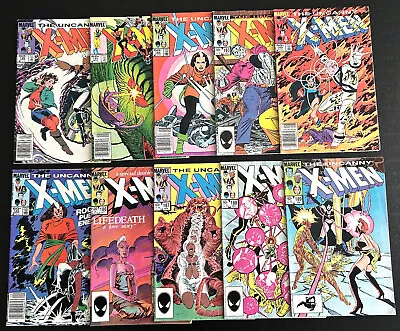 Buy Uncanny X-Men 180 181 182 183 184 185 186 187 188 189 Set Marvel Comics 1983 • 30.81£