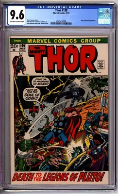 Buy Thor 199 CGC Graded 9.6 NM+ Marvel Comics  1972 • 138.32£